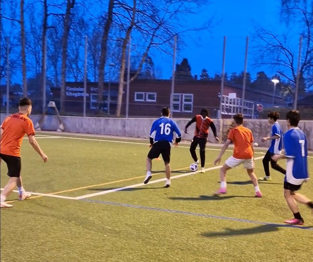 Fotbollsträning